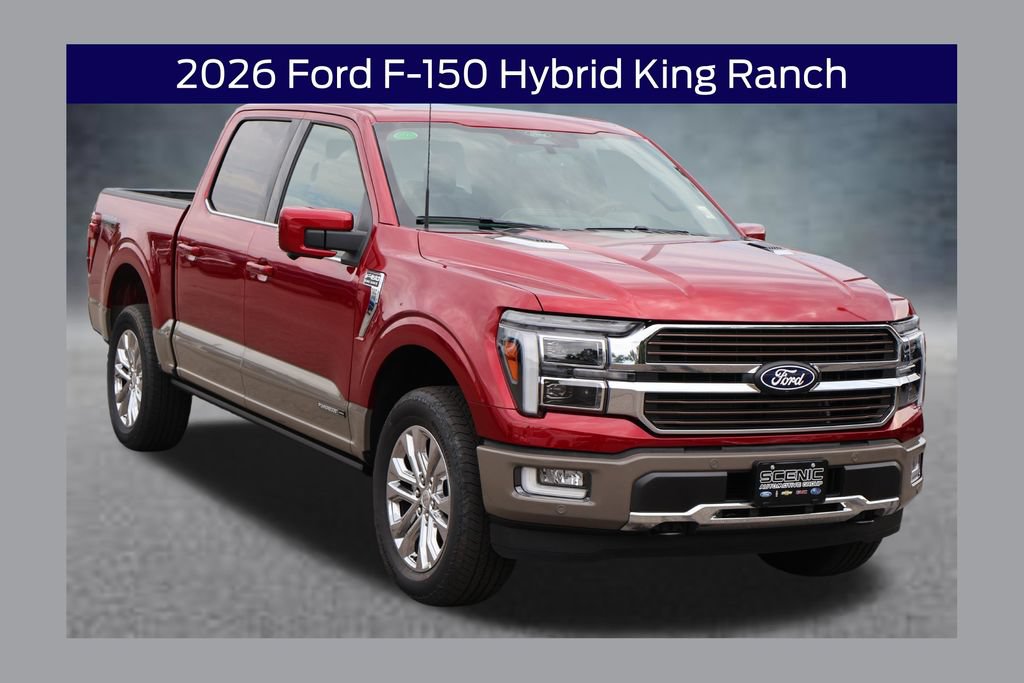 New 2026 Ford F150 King Ranch w/ Equipment Group 601A High AWD/4WD 360° Tour