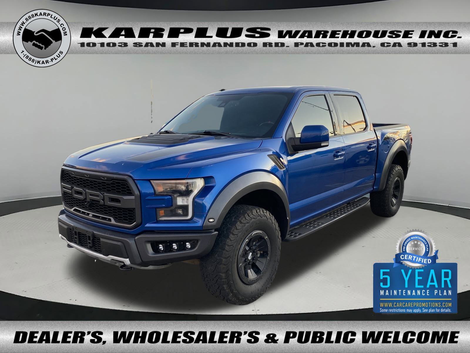Used 2018 Ford F150 Raptor w/ Equipment Group 802A Luxury