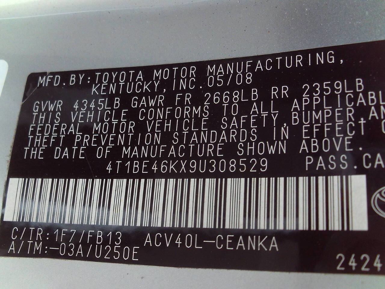Used 2009 Toyota Camry LE image 24