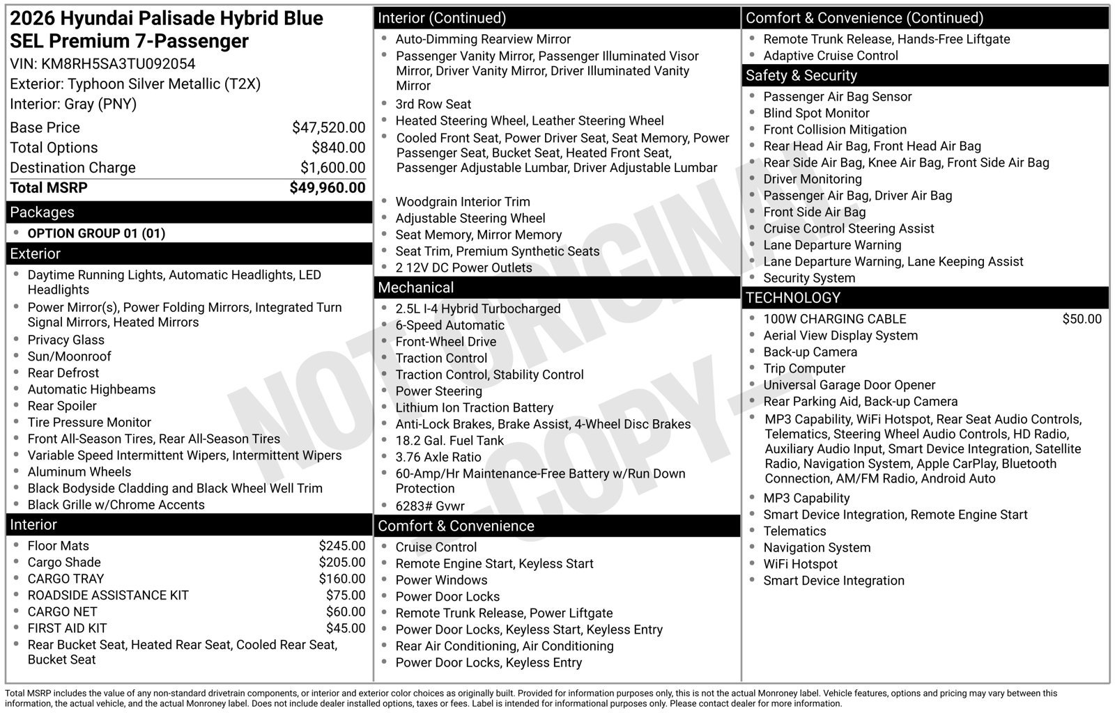 New 2026 Hyundai Palisade SEL Premium FWD image 22