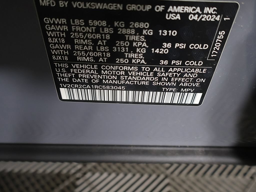 Used 2024 Volkswagen Atlas Peak Edition SE AWD/4WD image 50