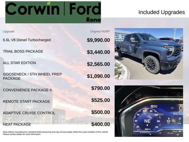 Used 2025 Chevrolet Silverado 3500 LT w/ Trail Boss Package AWD/4WD image 3