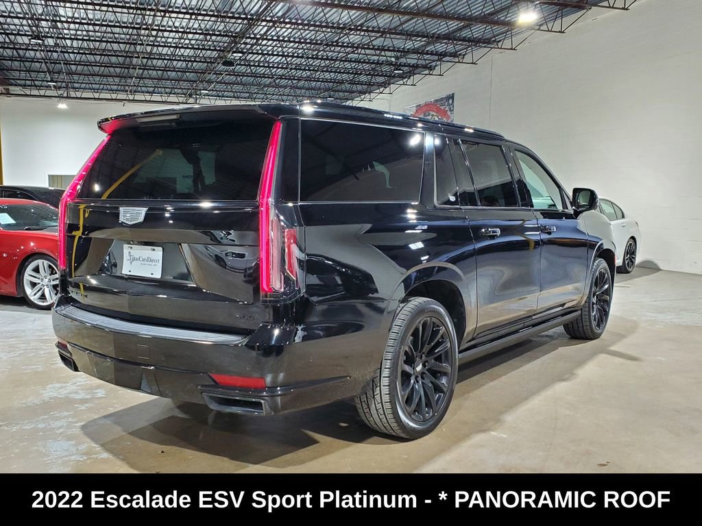 Used 2022 Cadillac Escalade ESV Sport Platinum w/ LPO, ONYX Package AWD/4WD image 9