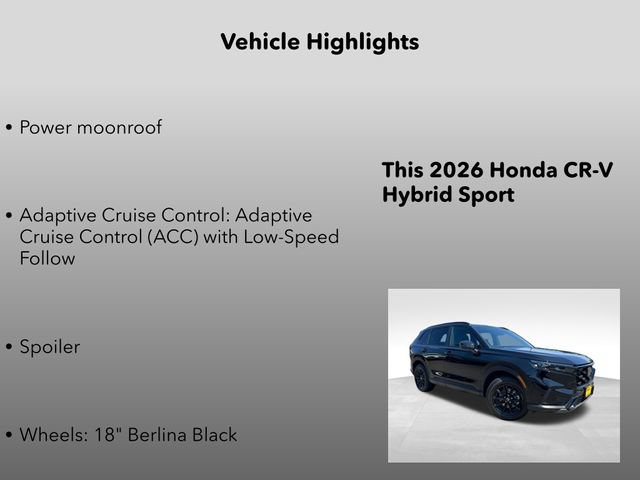 New 2026 Honda CR-V Sport image 5