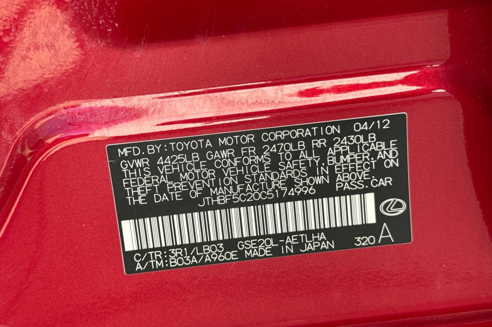 Used 2012 Lexus IS 250 w/ Premium Pkg Value Edition image 36