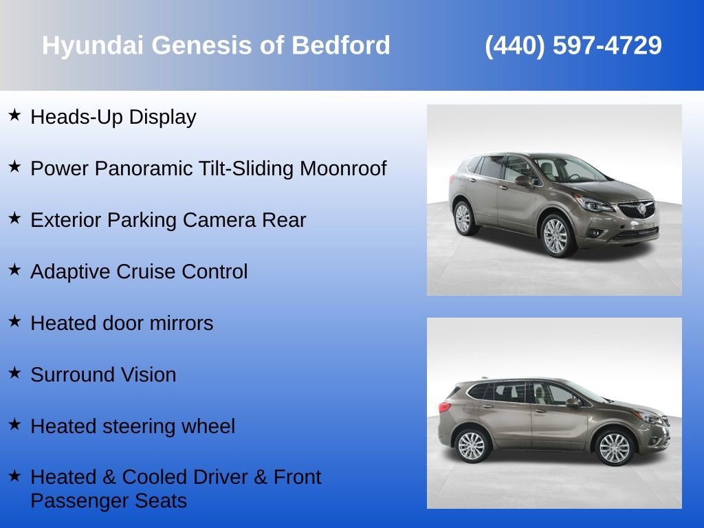 Used 2019 Buick Envision Premium w/ Driver Confidence Package AWD/4WD image 14