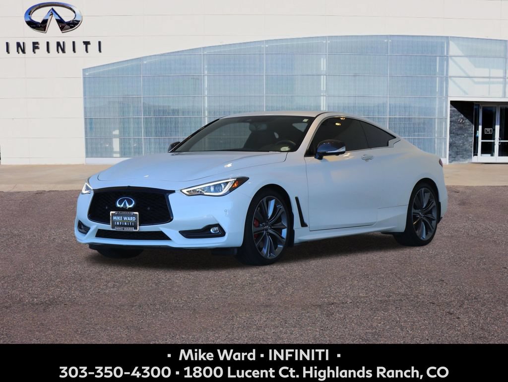 Used 2022 INFINITI Q60 Red Sport 400 w/ Carbon Fiber Package