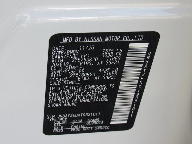 New 2026 Nissan Armada Platinum image 17