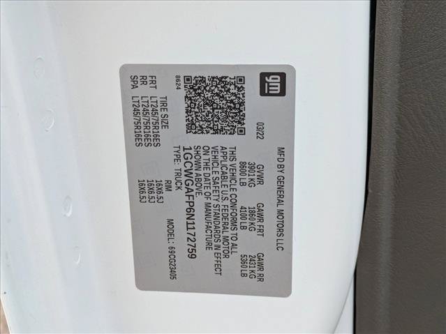 Used 2022 Chevrolet Express 2500 w/ Driver Convenience Package RWD image 22