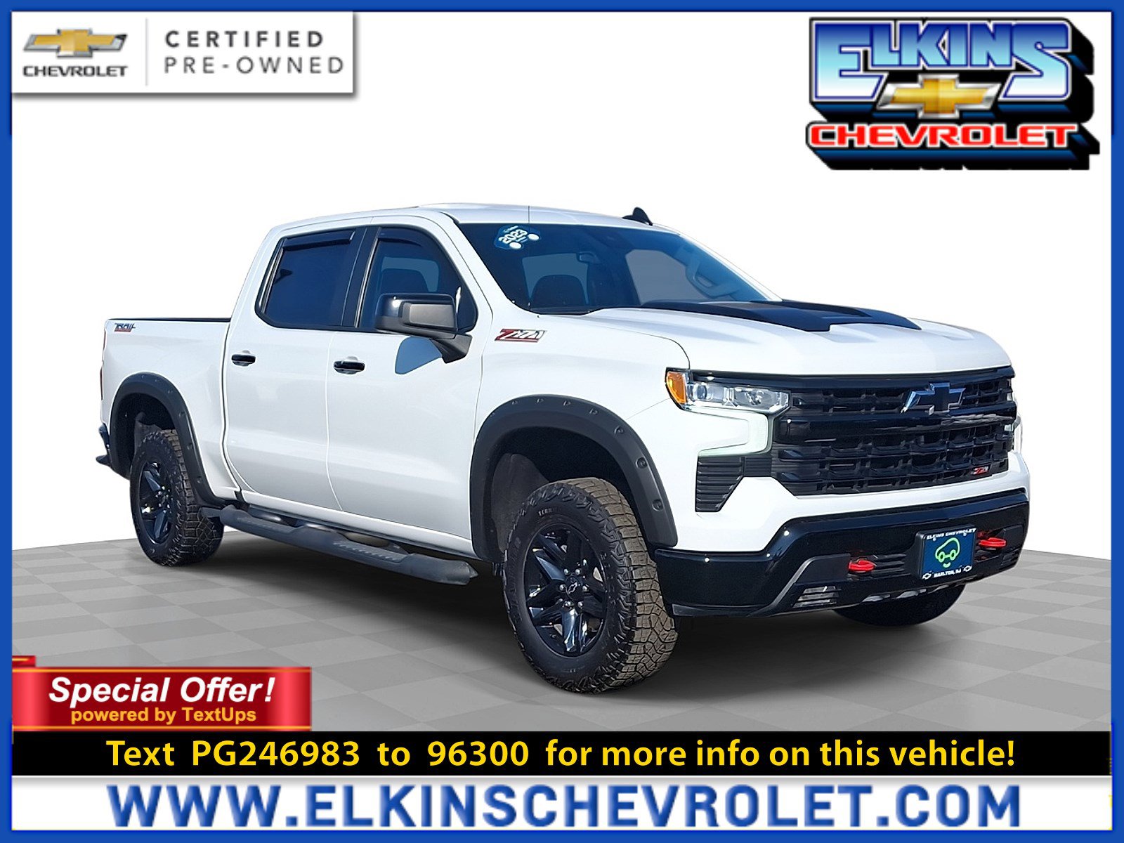 Certified 2023 Chevrolet Silverado 1500 LT Trail Boss