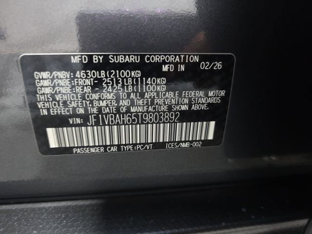 New 2026 Subaru WRX Premium AWD/4WD image 38