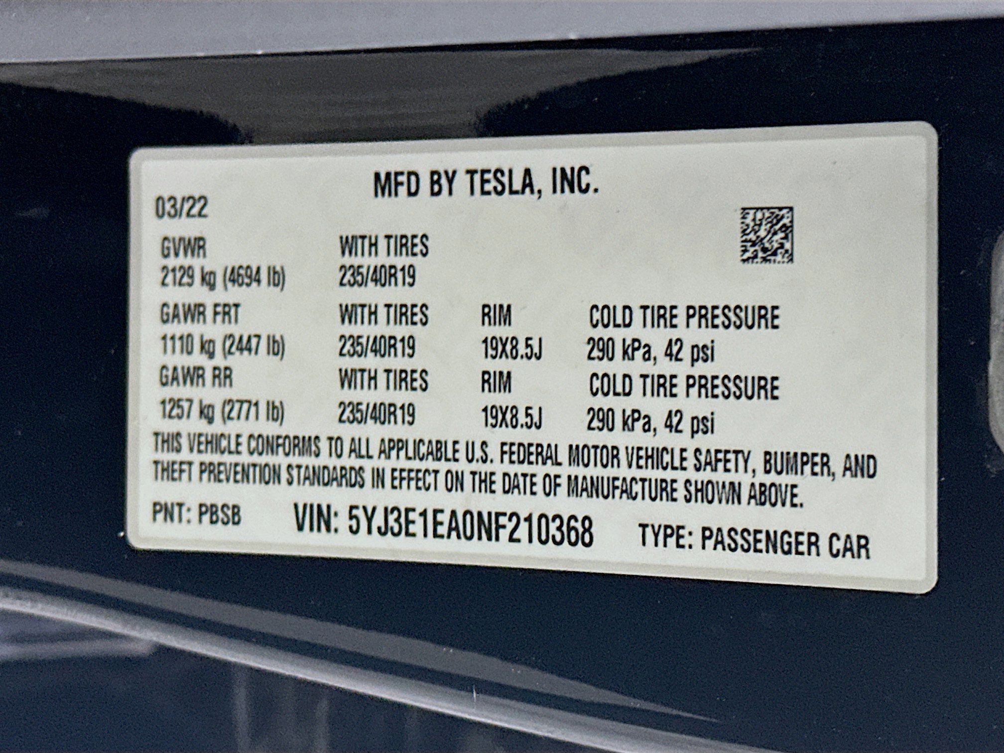 Used 2022 Tesla Model 3 Standard Range image 12