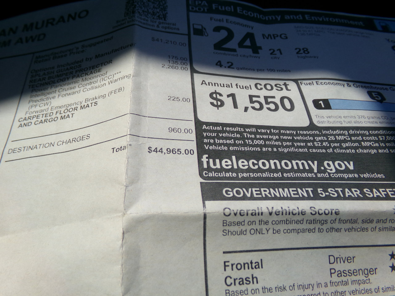 Used 2017 Nissan Murano Platinum w/ Platinum Technology Package image 41