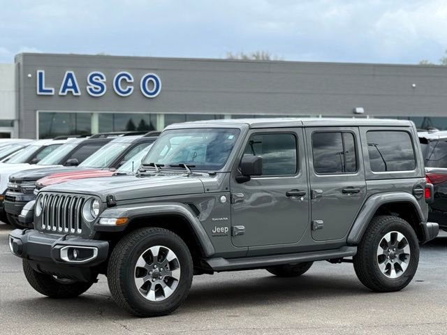 Used 2023 Jeep Wrangler Unlimited Sahara w/ Cold Weather Group AWD/4WD image 1