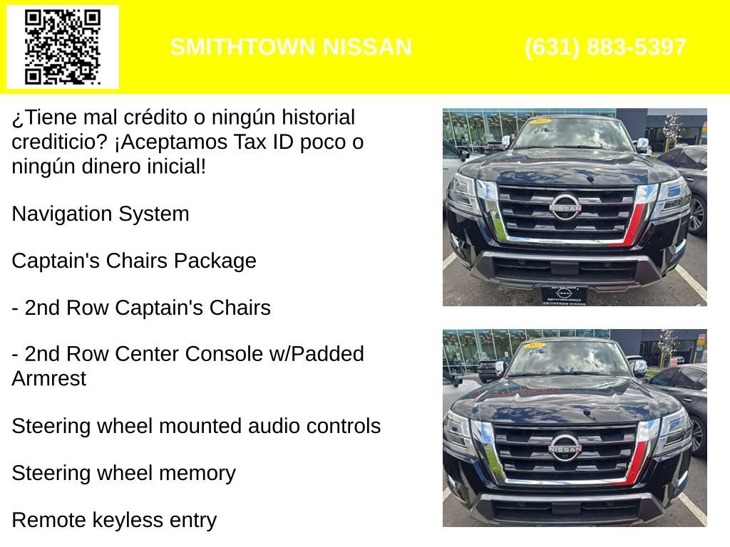 Used 2022 Nissan Armada Platinum w/ Captain's Chairs Package image 4