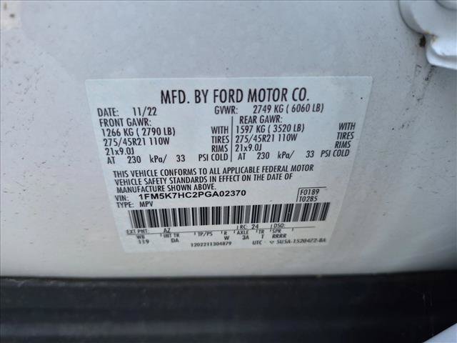 Used 2023 Ford Explorer Platinum w/ Equipment Group 601A RWD image 14