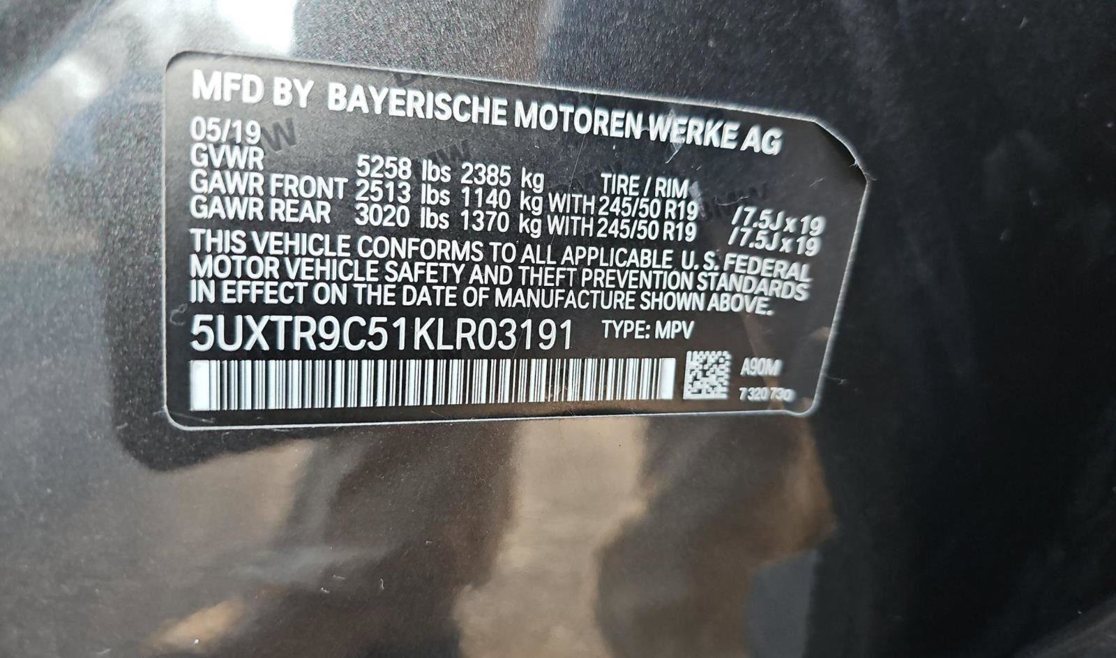 Used 2019 BMW X3 xDrive30i w/ Convenience Package image 16