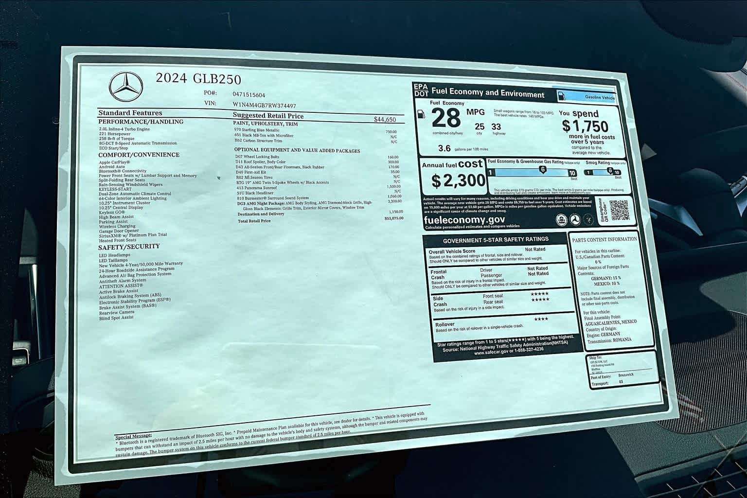 Certified 2024 Mercedes-Benz GLB 250 image 33