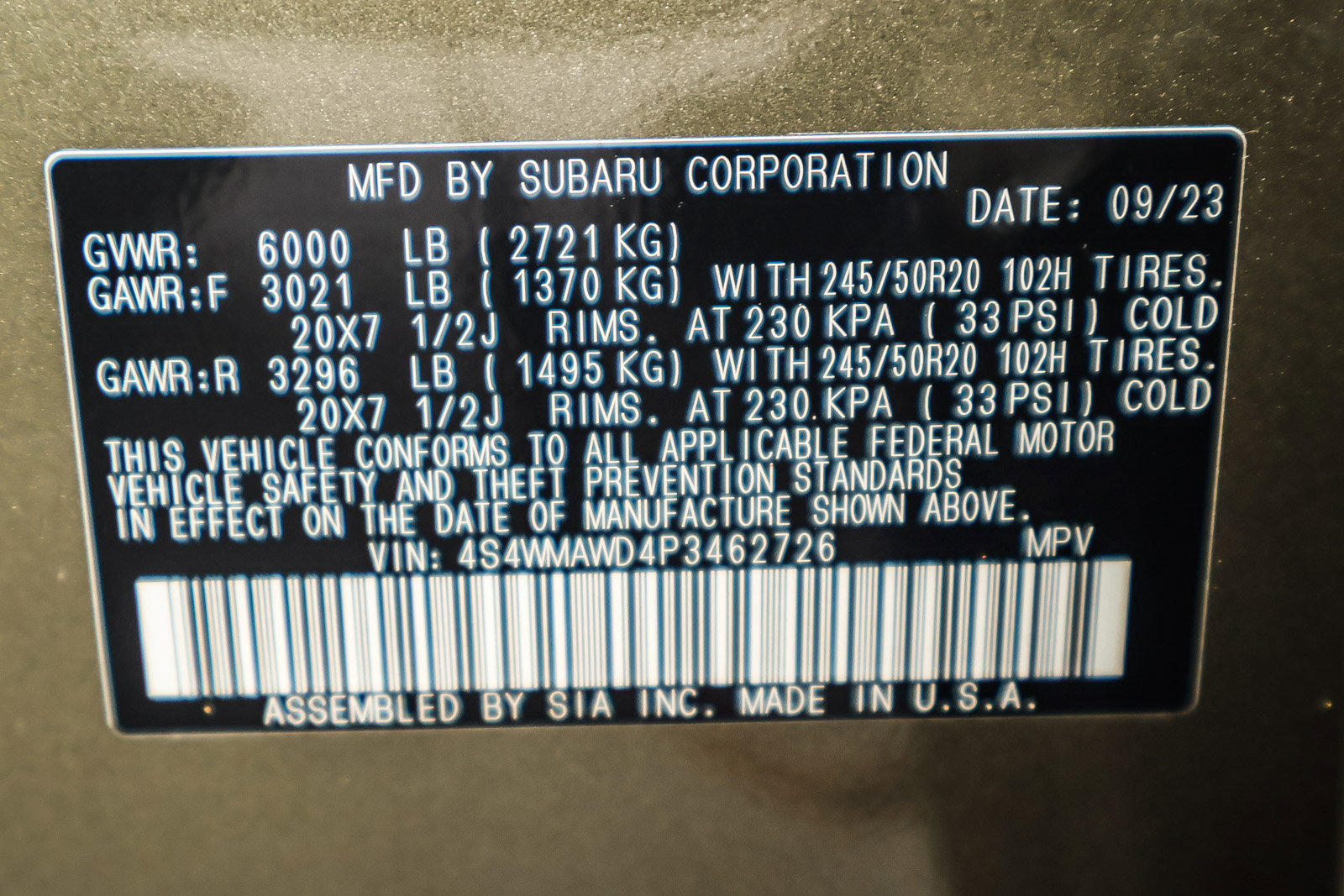 Used 2023 Subaru Ascent Touring image 30