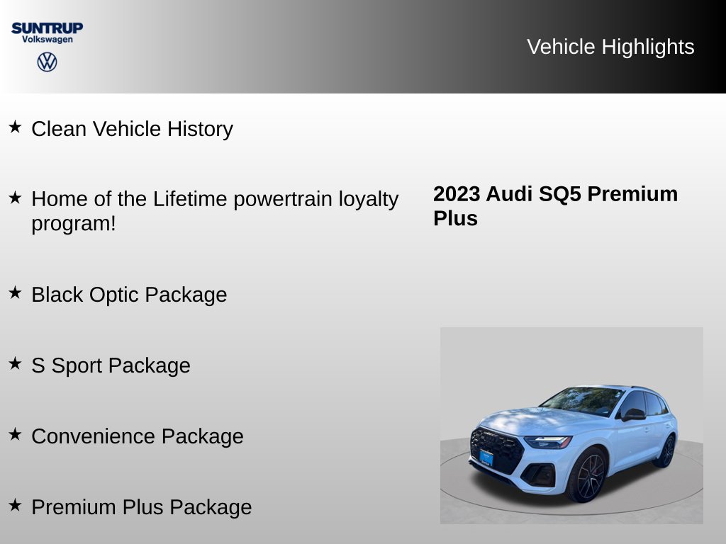 Used 2023 Audi SQ5 Premium Plus w/ Premium Plus Package AWD/4WD image 8