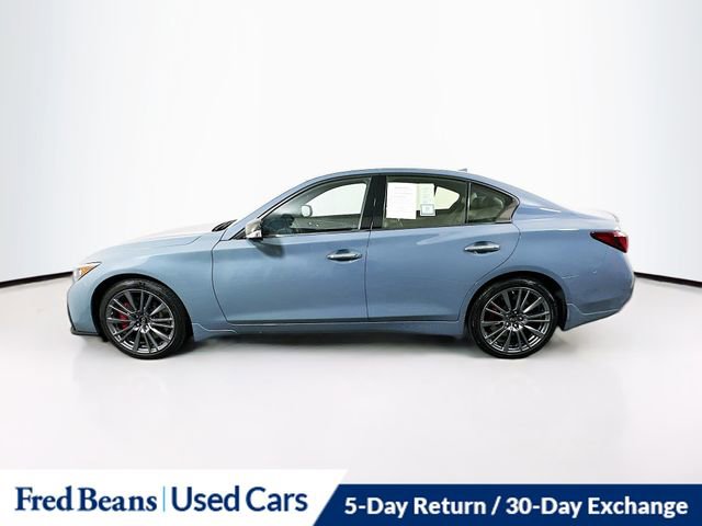 Used 2023 INFINITI Q50 Red Sport 400 w/ Carbon Fiber Package AWD/4WD image 4