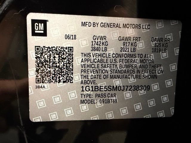 Used 2018 Chevrolet Cruze LT w/ Convenience Package FWD image 25