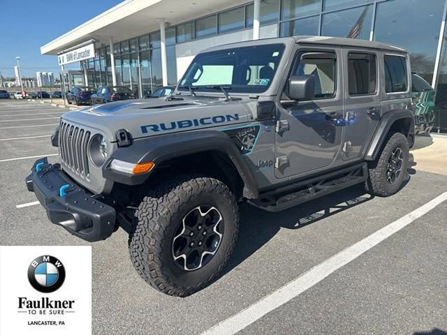 Used 2021 Jeep Wrangler Unlimited Rubicon 4xe w/ Steel Bumper Group image 1
