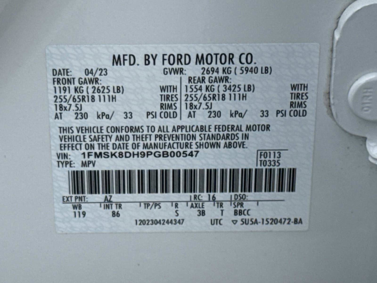 Used 2023 Ford Explorer XLT image 31