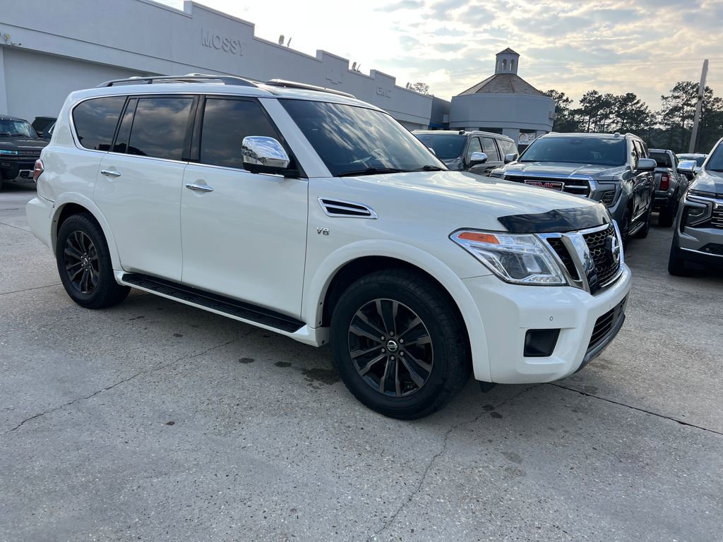 Certified 2019 Nissan Armada Platinum w/ Captain's Chairs Package image 10