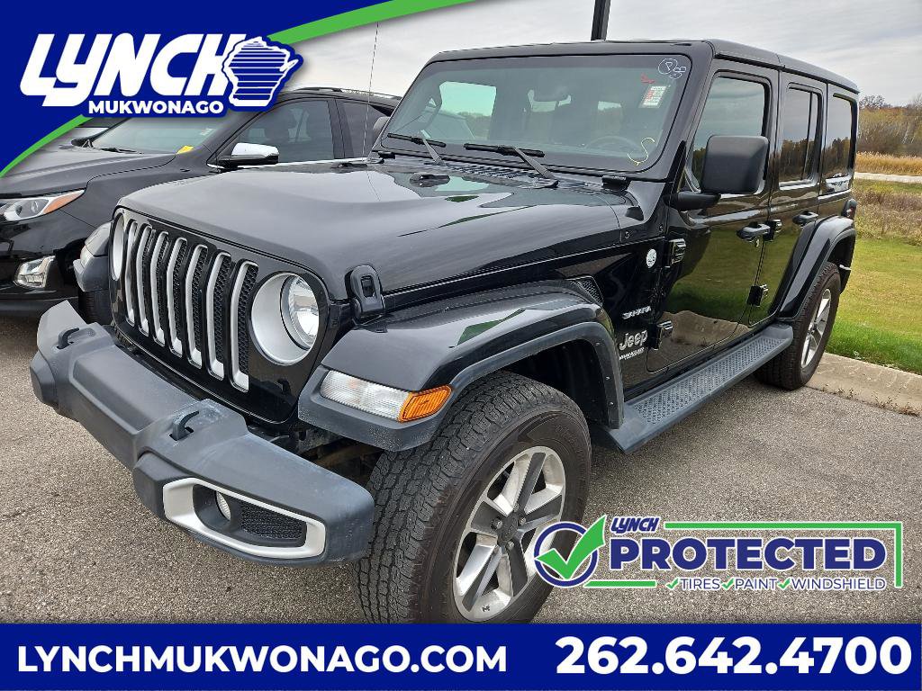 Used 2021 Jeep Wrangler Unlimited Sahara w/ Uconnect 4C Nav & Sound Group