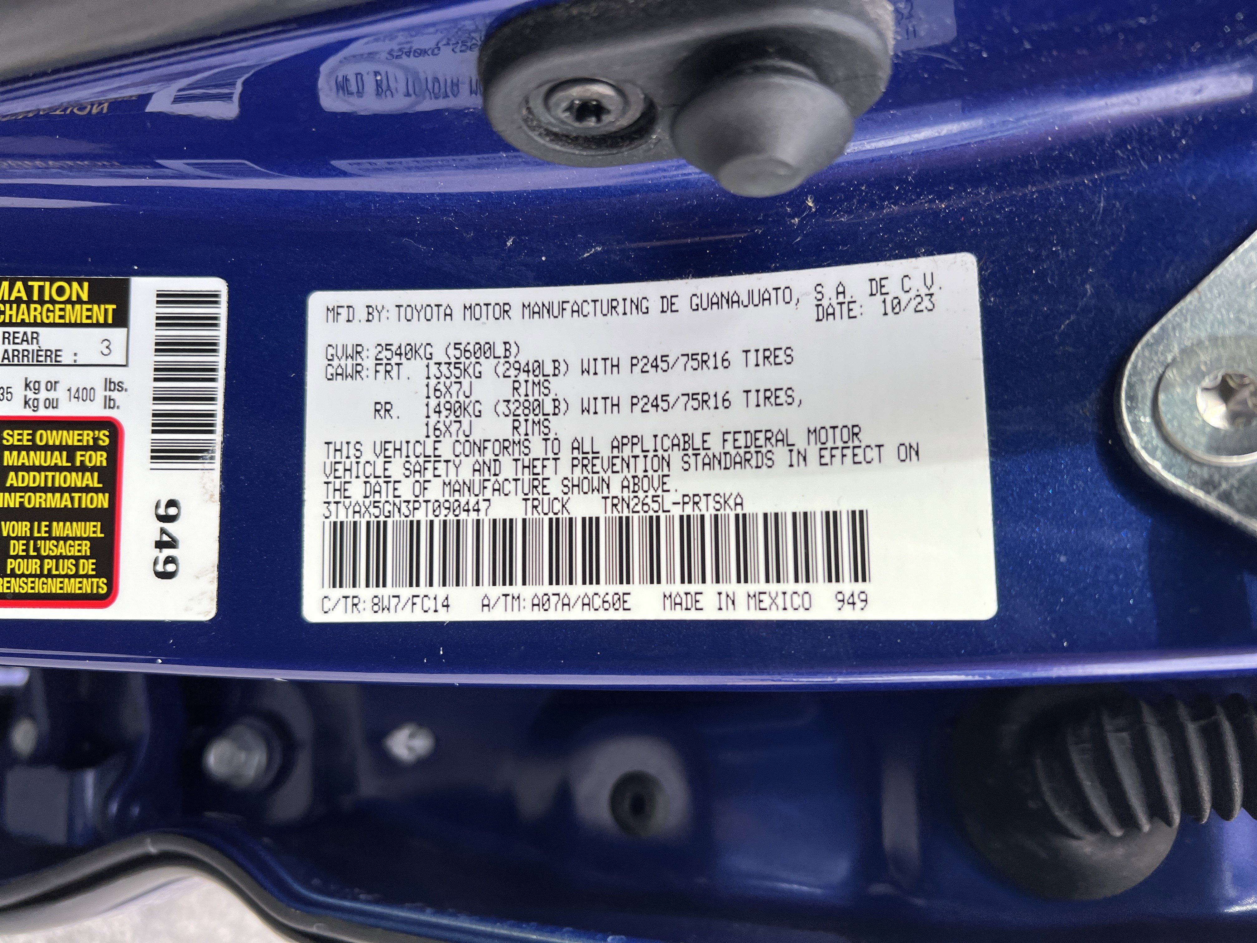 Certified 2023 Toyota Tacoma SR5 image 32