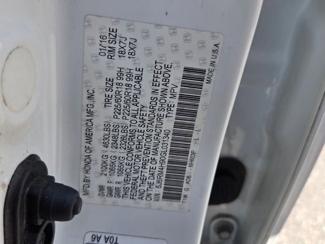 Used 2016 Honda CR-V Touring image 16