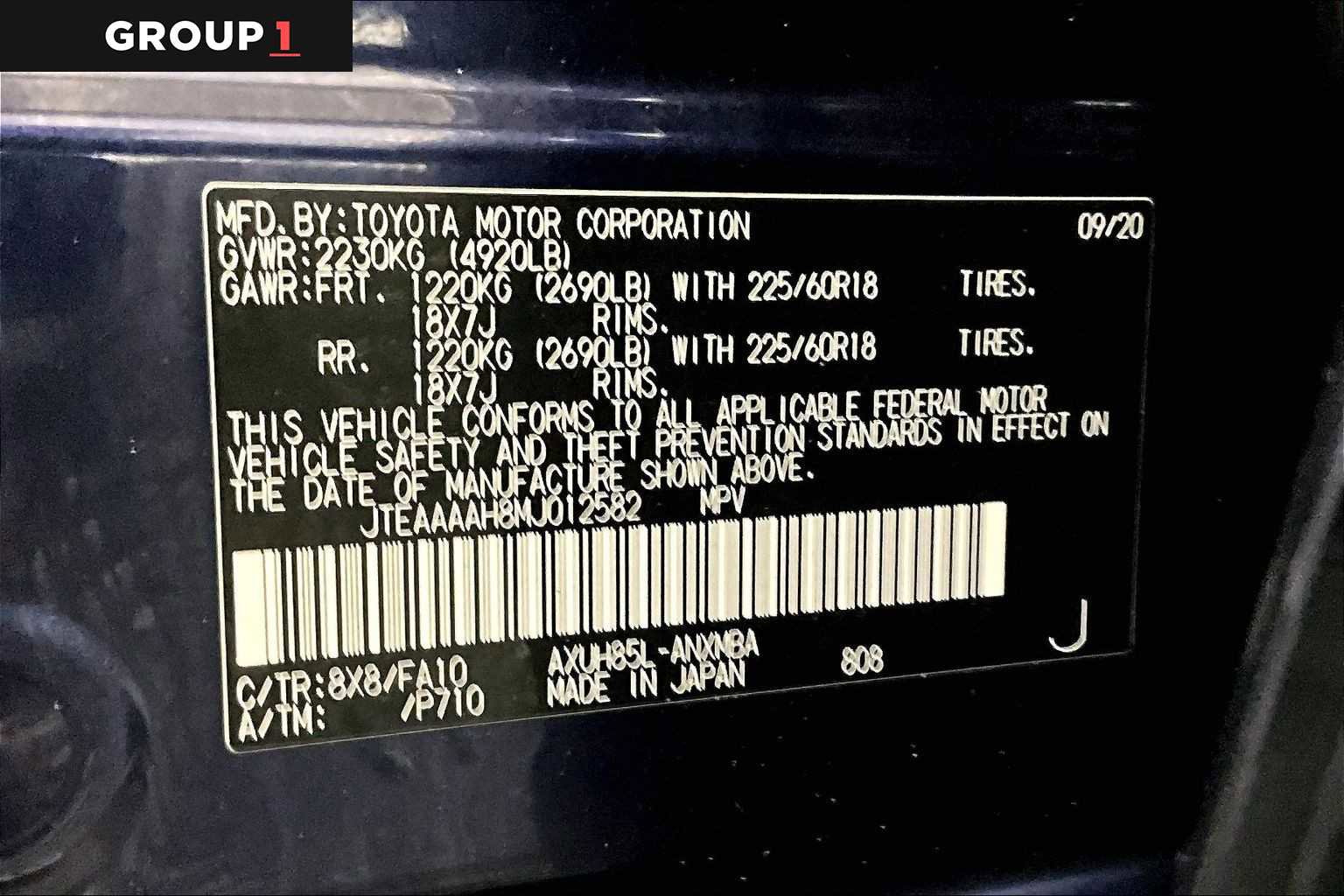 Certified 2021 Toyota Venza LE image 36