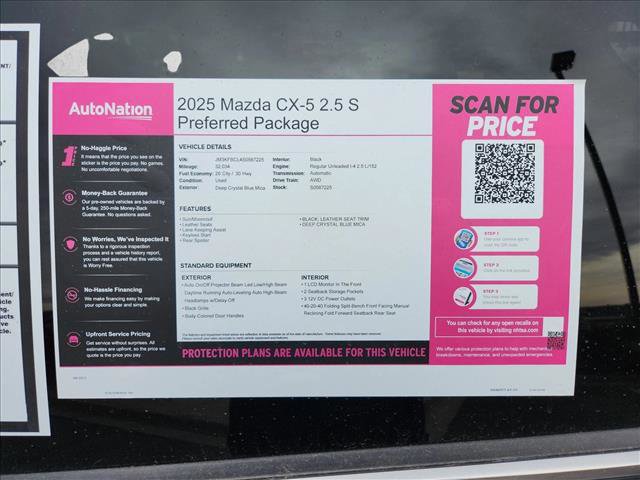 Used 2025 MAZDA CX-5 AWD 2.5 S w/ Preferred Package image 21