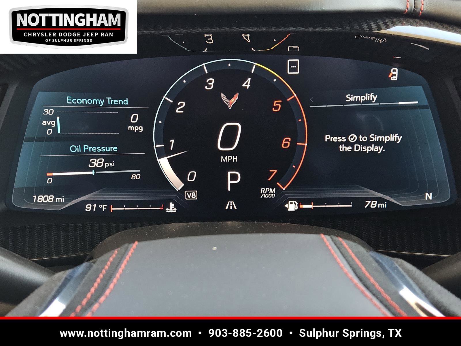 Used 2020 Chevrolet Corvette Stingray Premium Cpe w/ 3LT Preferred Equipment Group image 16