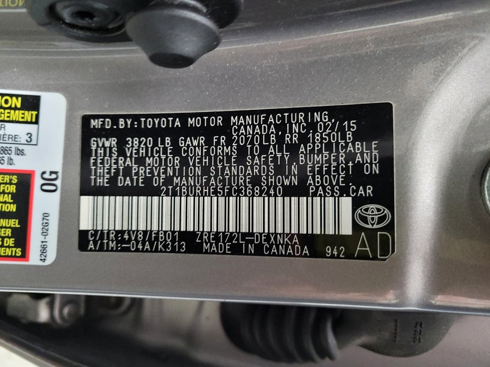 Used 2015 Toyota Corolla LE FWD image 33