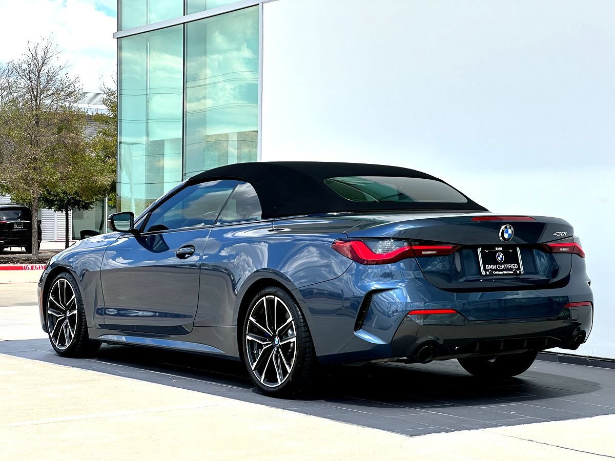 Certified 2023 BMW 430i Convertible w/ M Sport Package RWD image 12