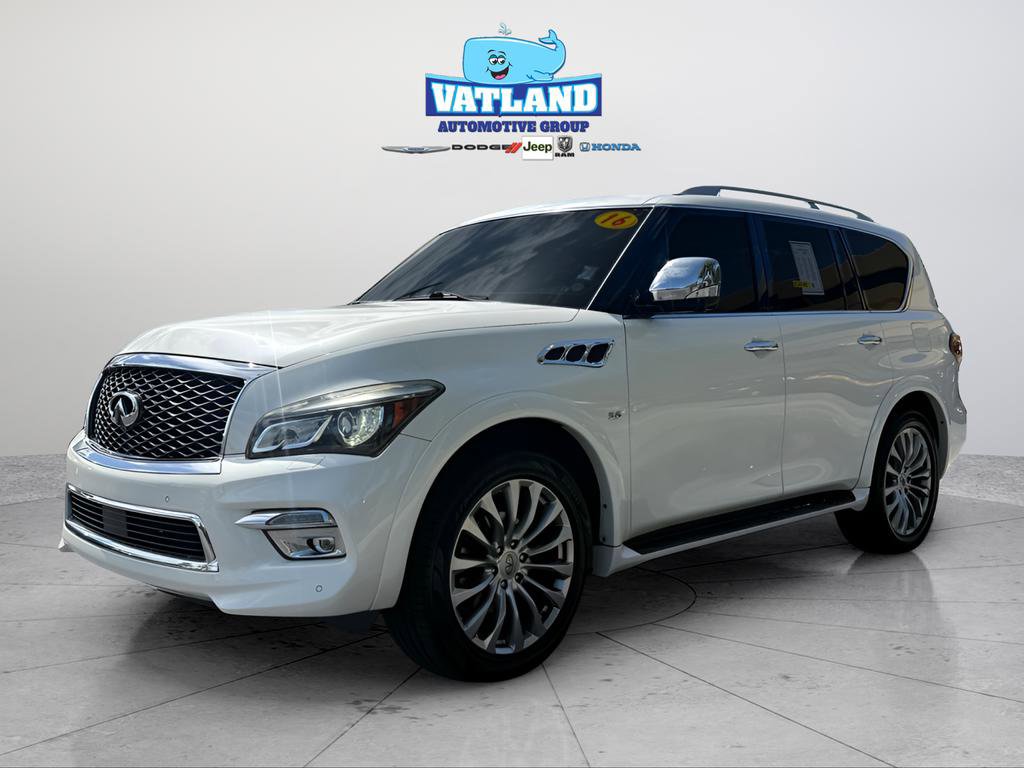 Used 2016 INFINITI QX80 4WD w/ Deluxe Technology Package image 1