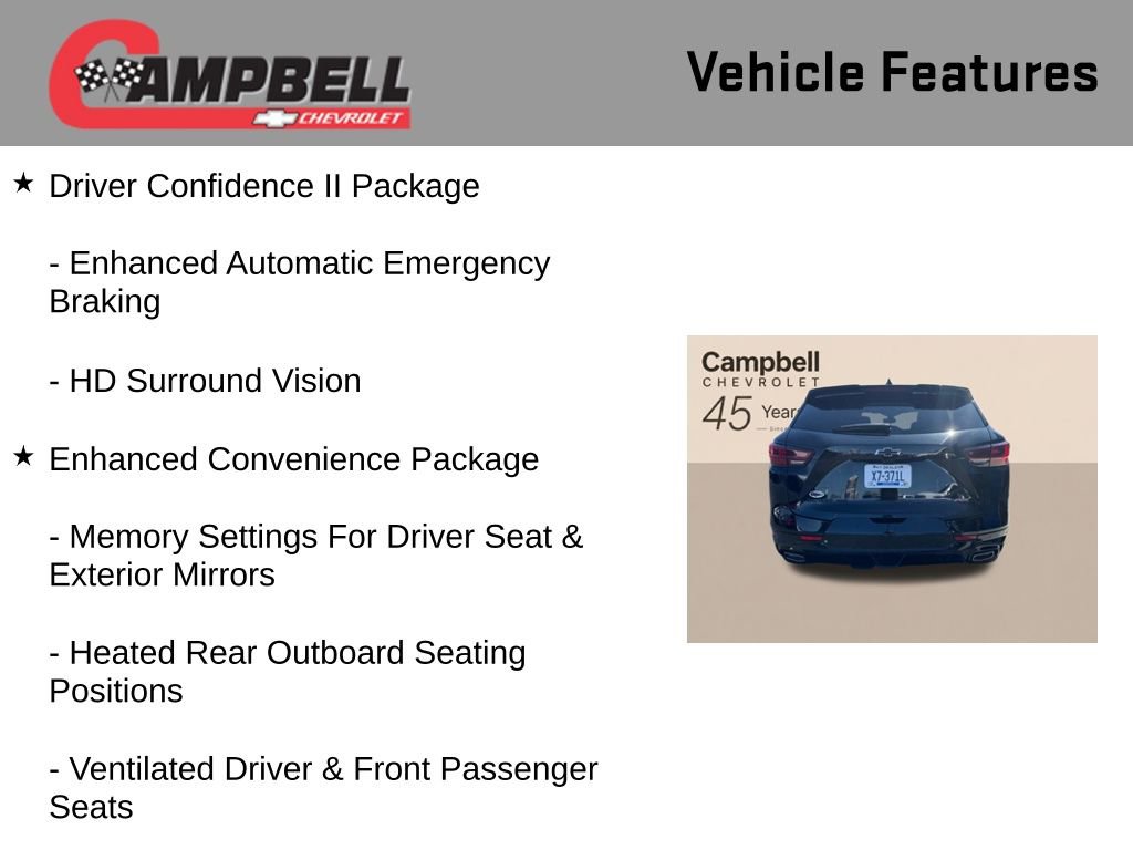 Used 2024 Chevrolet Blazer RS w/ Driver Confidence II Package AWD/4WD image 10