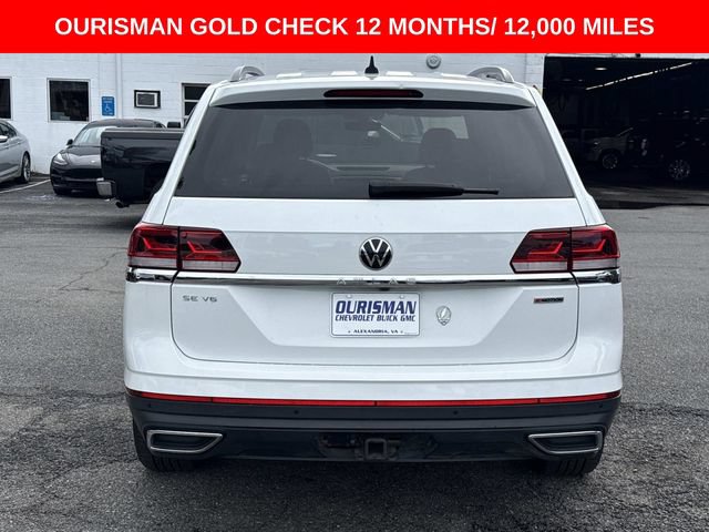 Used 2021 Volkswagen Atlas SE w/ Panoramic Sunroof Package AWD/4WD image 3