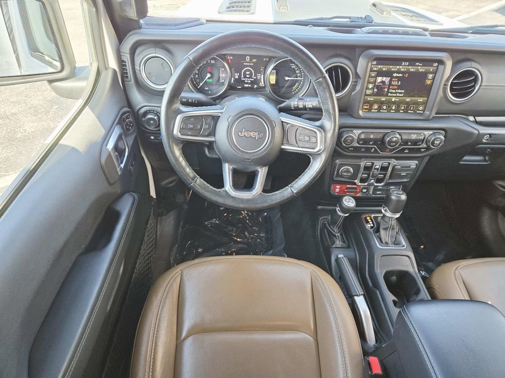 Used 2021 Jeep Wrangler Unlimited Rubicon 4xe w/ Steel Bumper Group image 14