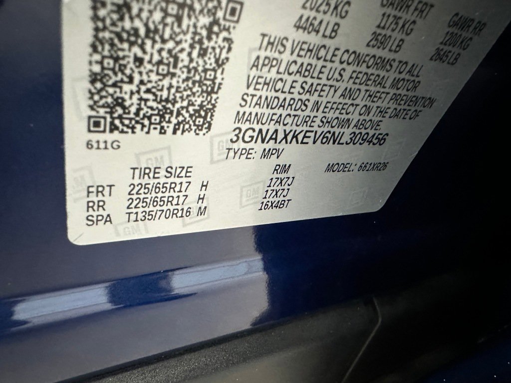 Used 2022 Chevrolet Equinox LT w/ LPO, Floor Liner Package image 39