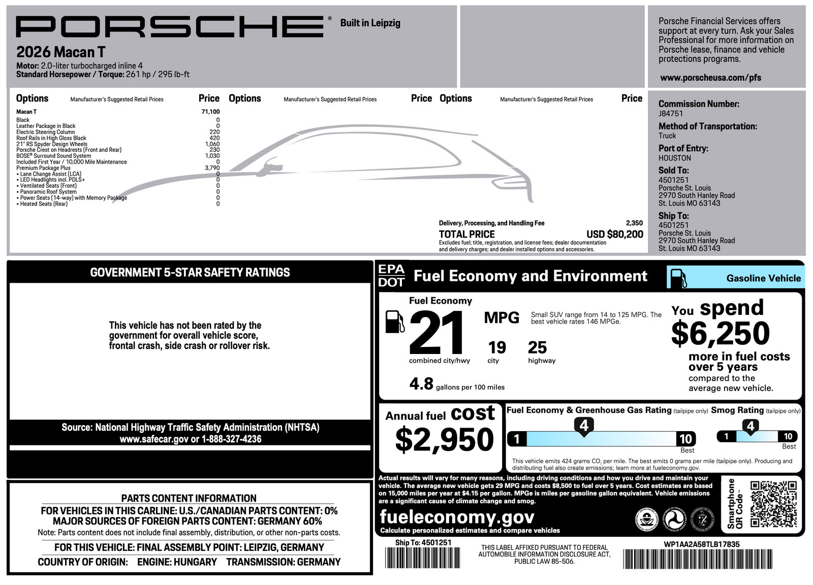 New 2026 Porsche Macan Turbo AWD/4WD image 53