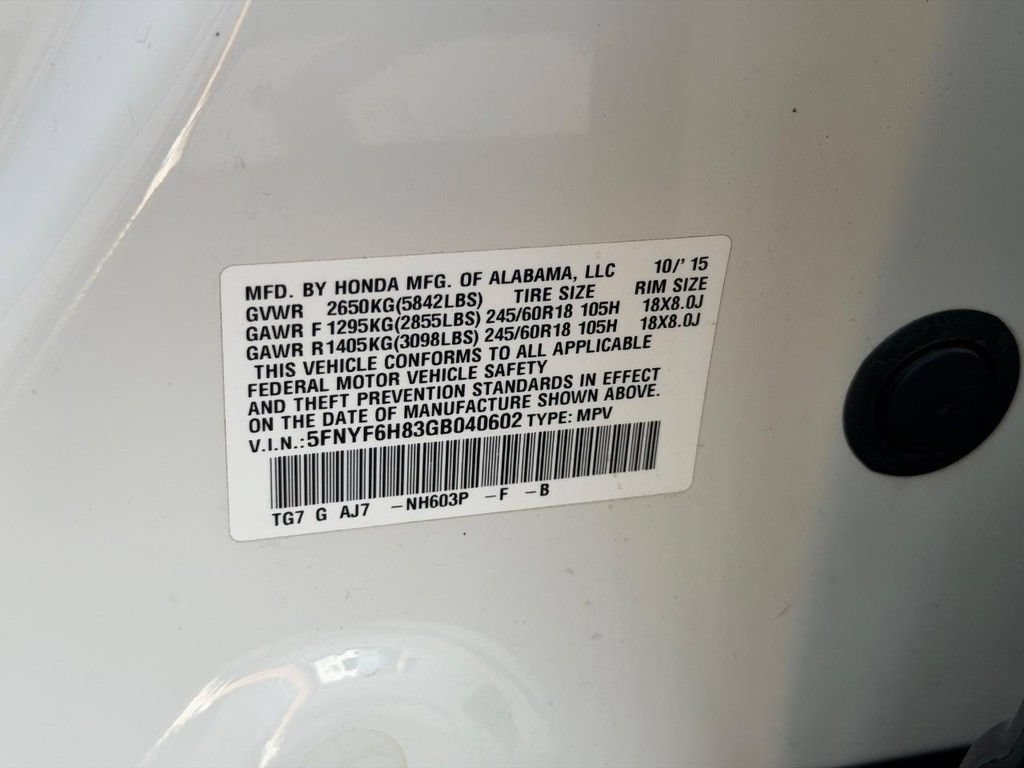 Used 2016 Honda Pilot EX-L image 25