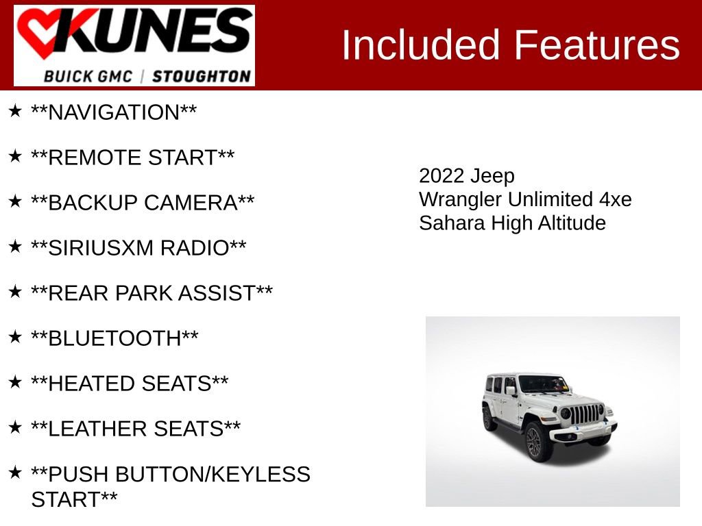 Used 2022 Jeep Wrangler Unlimited Sahara AWD/4WD image 2