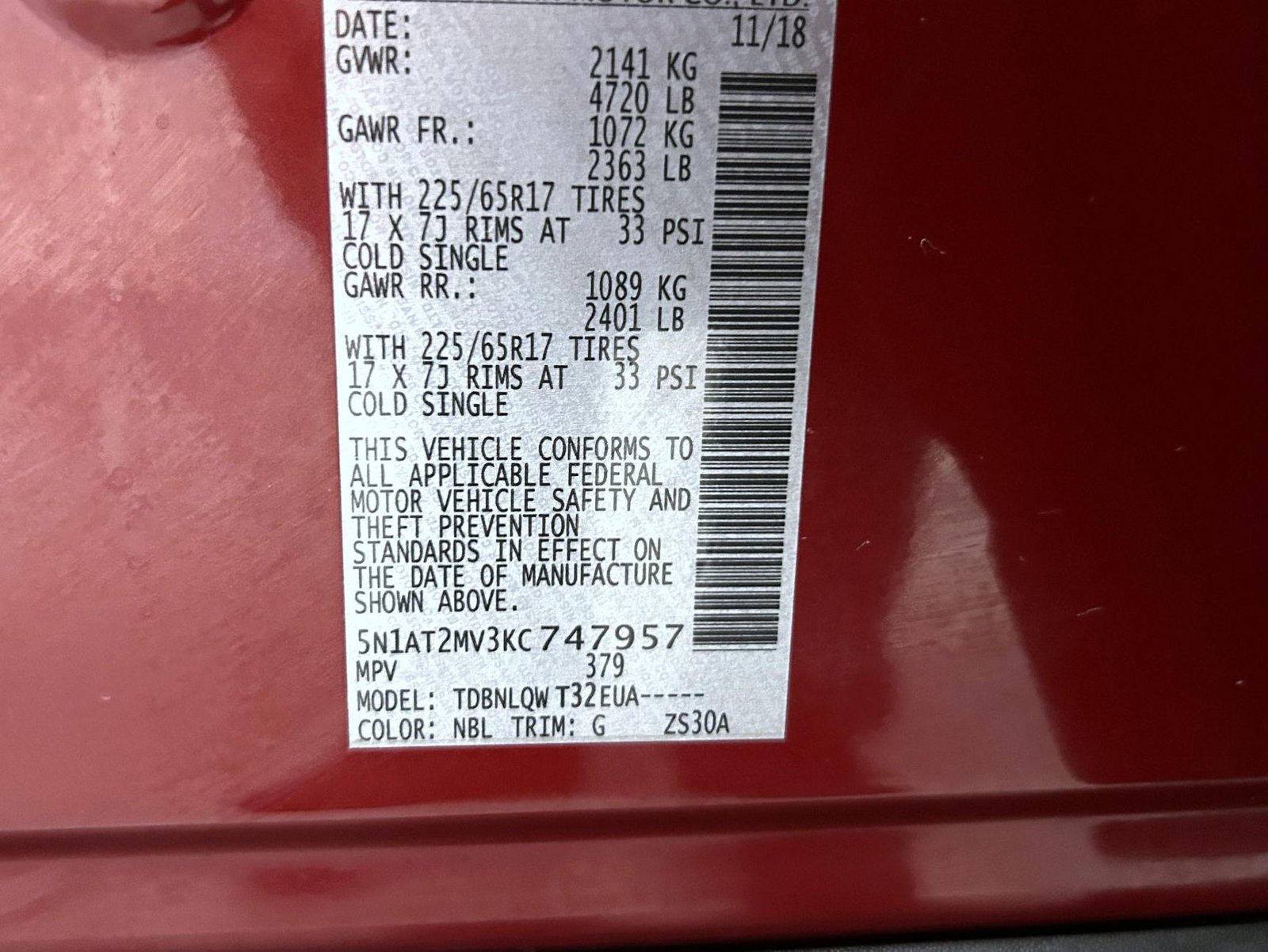 Used 2019 Nissan Rogue SV AWD/4WD image 25
