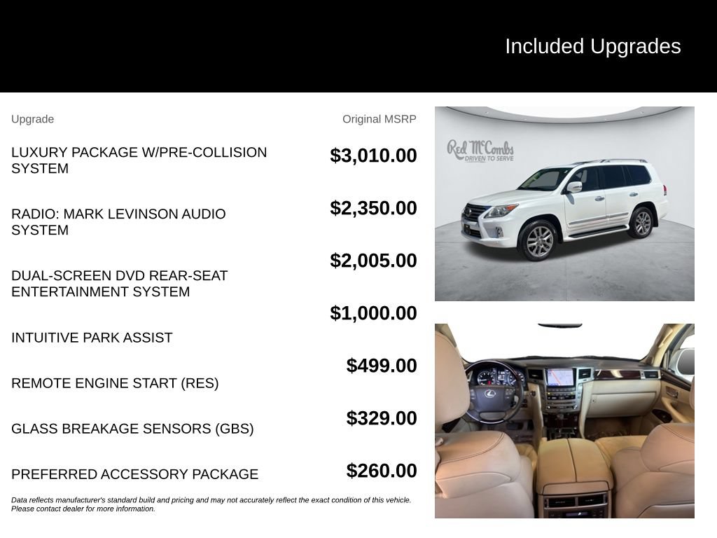 Used 2014 Lexus LX 570 4WD image 5