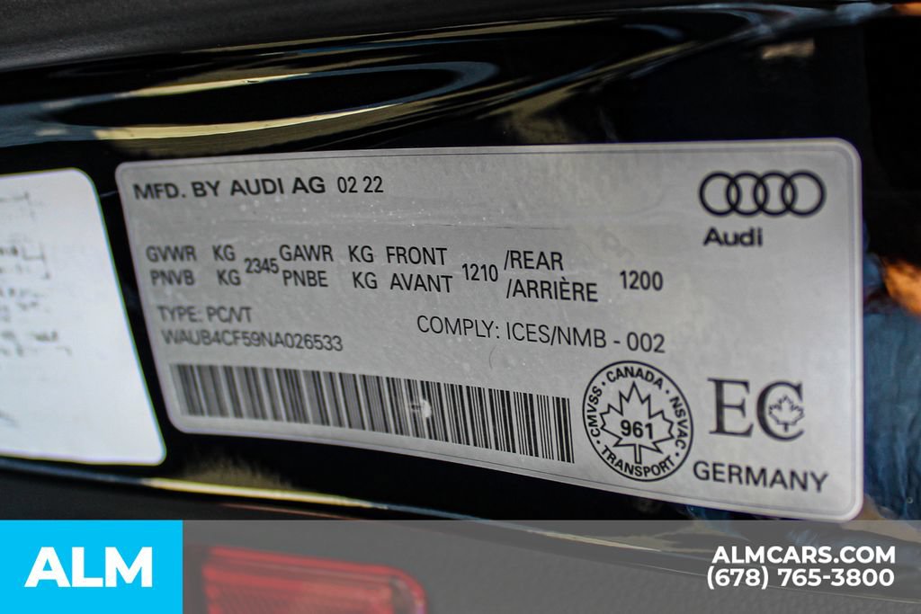 Used 2022 Audi S5 Prestige AWD/4WD image 36
