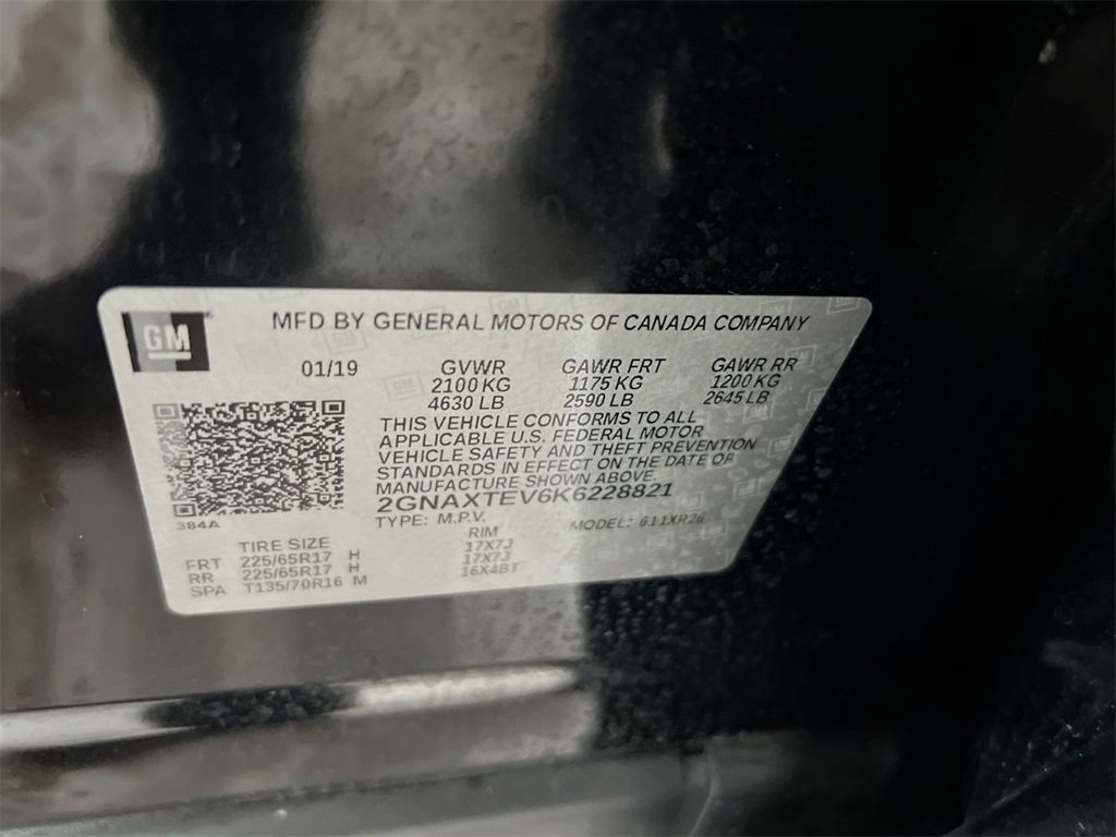 Used 2019 Chevrolet Equinox LT w/ Driver Convenience Package image 27