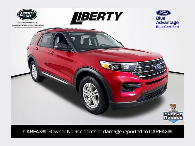 Certified 2022 Ford Explorer XLT w/ Class IV Trailer Tow Package image 1